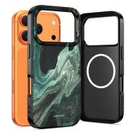 Твърд калъф с MagSafe пръстен за iPhone 17 Pro от Tech-Protect Lamano - Verde Aura