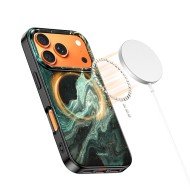Твърд калъф с MagSafe пръстен за iPhone 17 Pro от Tech-Protect Lamano - Verde Aura