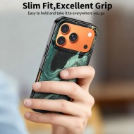 Твърд калъф с MagSafe пръстен за iPhone 17 Pro от Tech-Protect Lamano - Verde Aura