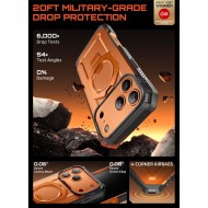 SUPCASE UB GRIP PRO MAG MAGSAFE IPHONE 17 PRO CLEAR/CORAL