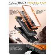 360 градусов калъф за iPhone 17 Pro Max Supcase Unicorn Beetle Pro - Coral