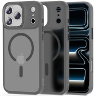 Твърд кейс с MagSafe пръстен за iPhone 17 Pro от Tech-Protect MagMat - Matte Crayon Grey
