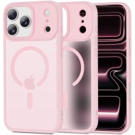 Твърд кейс с MagSafe пръстен за iPhone 17 Pro от Tech-Protect MagMat - Matte Pink