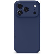 Твърд силиконов кейс с MagSafe за iPhone 17 Pro от Tech-Protect Silicone - Deep Blue