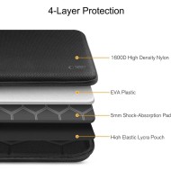 TECH-PROTECT HARDPOUCH LAPTOP 13-14 BLACK/BLACK