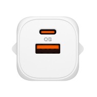 SPIGEN ESSENTIAL EE352EU 2-PORT NETWORK CHARGER 35W WHITE