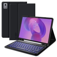 Калъф с блутут клавиатура за Lenovo Idea Tab Plus 12.1 - TB-361 от Tech-Protect SC Pen - Black
