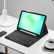 Калъф с блутут клавиатура за Samsung Galaxy Tab A9+ / A11+ Plus 11.0 от Tech-Protect SC Pen - Black
