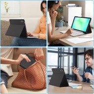 Калъф с блутут клавиатура за Samsung Galaxy Tab A9+ / A11+ Plus 11.0 от Tech-Protect SC Pen - Black
