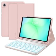 Калъф с блутут клавиатура за Samsung Galaxy Tab A9+ / A11+ Plus 11.0 от Tech-Protect SC Pen - Pink