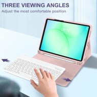 Калъф с блутут клавиатура за Samsung Galaxy Tab A9+ / A11+ Plus 11.0 от Tech-Protect SC Pen - Pink