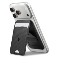 SPIGEN S314-3 SLIM FOLD TRIPOD MAGSAFE UNIVERSAL MAGNETIC CARD HOLDER BLACK