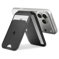 SPIGEN S314-2 SLIM FOLD TRIPOD MAGSAFE UNIVERSAL MAGNETIC CARD HOLDER BLACK