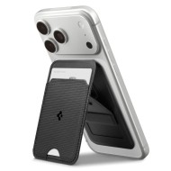 SPIGEN S314-1 SLIM FOLD TRIPOD MAGSAFE UNIVERSAL MAGNETIC CARD HOLDER BLACK