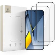 2 x Стъклен протектор за дисплей на Xiaomi Poco F8 Ultra от Tech-Protect Glass Fit+ - Black