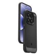 Удароустойчив кейс за Xiaomi 17 от Spigen Rugged Armor - Matte Black