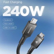 SPIGEN EB24012CC ESSENTIAL TYPE-C CABLE 240W 120CM BLACK
