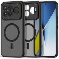 Твърд кейс с MagSafe пръстен за Xiaomi Poco F8 Ultra от Tech-Protect MagMat - Matte Black