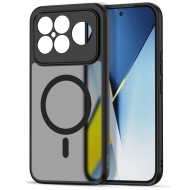 Твърд кейс с MagSafe пръстен за Xiaomi Poco F8 Ultra от Tech-Protect MagMat - Matte Black