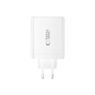 TECH-PROTECT NC120W-GAN 4-PORT NETWORK CHARGER PD 120W / QC3.0 WHITE