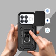 Удароустойчив калъф за Xiaomi Poco F8 Ultra от Tech-Protect CamShield Pro - Black
