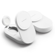 RINGKE QI2.2 25W 3IN1 MAGNETIC MAGSAFE WIRELESS FOLDING CHARGER WHITE