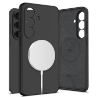 Твърд силиконов кейс с MagSafe за Samsung Galaxy S26+ Plus от Tech-Protect Silicone - Black