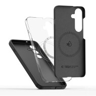 Твърд силиконов кейс с MagSafe за Samsung Galaxy S26+ Plus от Tech-Protect Silicone - Black