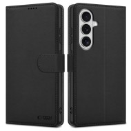 Кожен тефтер за Samsung Galaxy S26+ Plus от Tech-Protect Wallet - Black