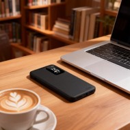 Кожен, активен тефтер за Samsung Galaxy S26+ Plus от Tech Protect Smart Wallet - Matte Black