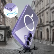 Хибриден кейс с MagSafe за Samsung Galaxy A57 5G от Tech-Protect Flexair Hybrid - Clear