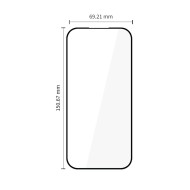 2 x Стъклен протектор за дисплей на Google Pixel 9A / 10A от Tech-Protect Glass Fit+ - Black