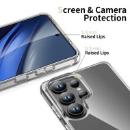 Хибриден кейс за Samsung Galaxy S26 Ultra от Tech-Protect Flexair Hybrid - Clear