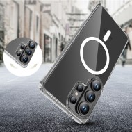 Хибриден кейс с MagSafe за Samsung Galaxy S26 Ultra от Tech-Protect Flexair Hybrid - Clear