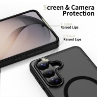 Твърд кейс с MagSafe пръстен за Samsung Galaxy S26+ Plus от Tech-Protect MagMat - Matte Black