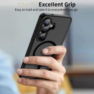 Твърд кейс с MagSafe пръстен за Samsung Galaxy S26+ Plus от Tech-Protect MagMat - Matte Black