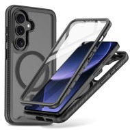 360 градусов калъф с MagSafe за Samsung Galaxy S26 от Tech-Protect Defense360 - Черен