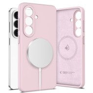 Твърд силиконов кейс с MagSafe за Samsung Galaxy S26+ Plus от Tech-Protect Silicone - Pink Pearl