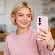 Твърд силиконов кейс с MagSafe за Samsung Galaxy S26+ Plus от Tech-Protect Silicone - Pink Pearl
