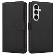 Кожен тефтер за Samsung Galaxy S26 ot Tech-Protrct Wallet RS -Black/Red