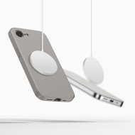Твърд силиконов кейс с MagSafe за iPhone 16e / 17e от Tech-Protect Silicone - Stone Grey