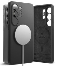 Силиконов кейс с MagSafe за Samsung Galaxy S26 Ultra от Ringke Silicone Magnetic - Black