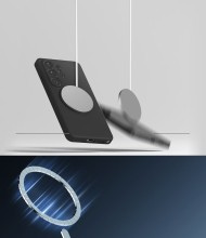 Силиконов кейс с MagSafe за Samsung Galaxy S26 Ultra от Ringke Silicone Magnetic - Black