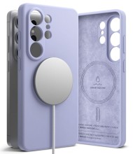 Силиконов кейс с MagSafe за Samsung Galaxy S26 Ultra от Ringke Silicone Magnetic - Lavender