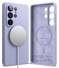 Силиконов кейс с MagSafe за Samsung Galaxy S26 Ultra от Ringke Silicone Magnetic - Lavender