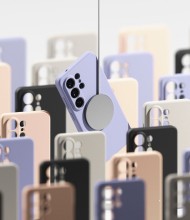 Силиконов кейс с MagSafe за Samsung Galaxy S26 Ultra от Ringke Silicone Magnetic - Lavender
