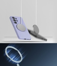Силиконов кейс с MagSafe за Samsung Galaxy S26 Ultra от Ringke Silicone Magnetic - Lavender