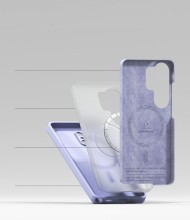 Силиконов кейс с MagSafe за Samsung Galaxy S26 Ultra от Ringke Silicone Magnetic - Lavender