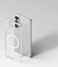 Удароустойчив твърд кейс с MagSafe за Samsung Galaxy S26+ Plus от Ringke Fusion Magnetic - Clear