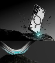 Удароустойчив кейс с MagSafe за Samsung Galaxy S26+ Plus от Ringke Fusion X - Black